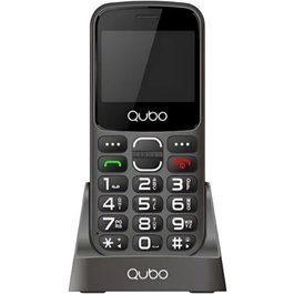 Qubo Móvil X-230BKC 4G para Personas Mayores Negro